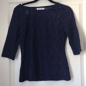 Navy Blue Blouse